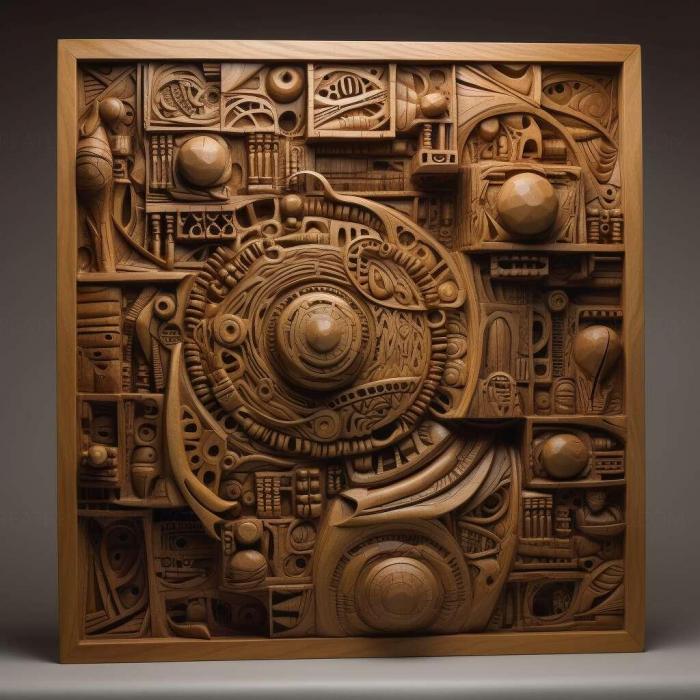 نموذج ثلاثي الأبعاد لآلة CNC 3D Art 